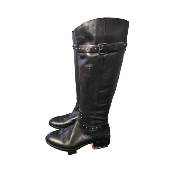 Sam Edelman Black Knee High Boots Womens size 7.5M - Picture 2 of 9
